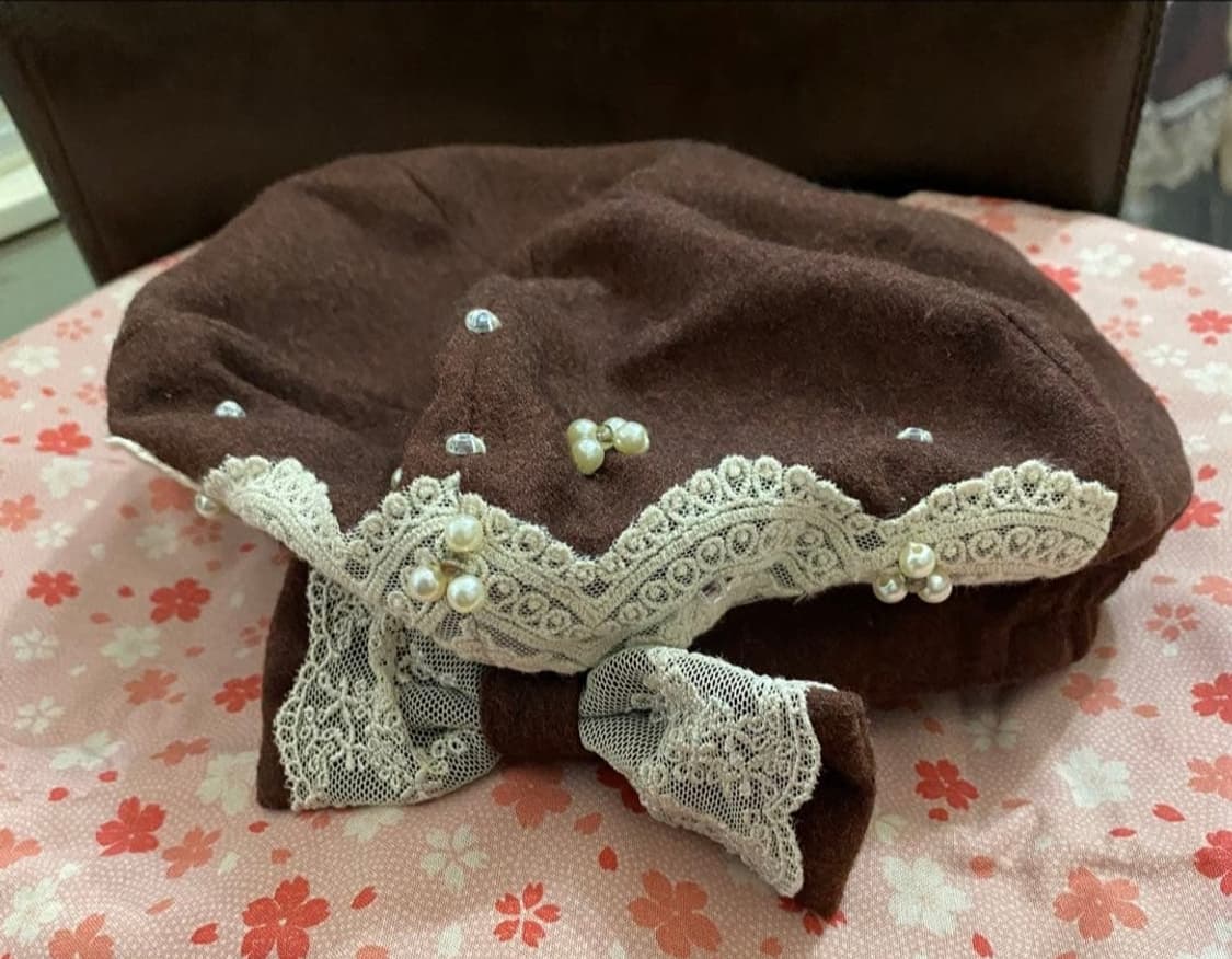 엑시즈팜 리본 레이스 베레모 리즈리사 헤이세이 잉그니 상품이미지1