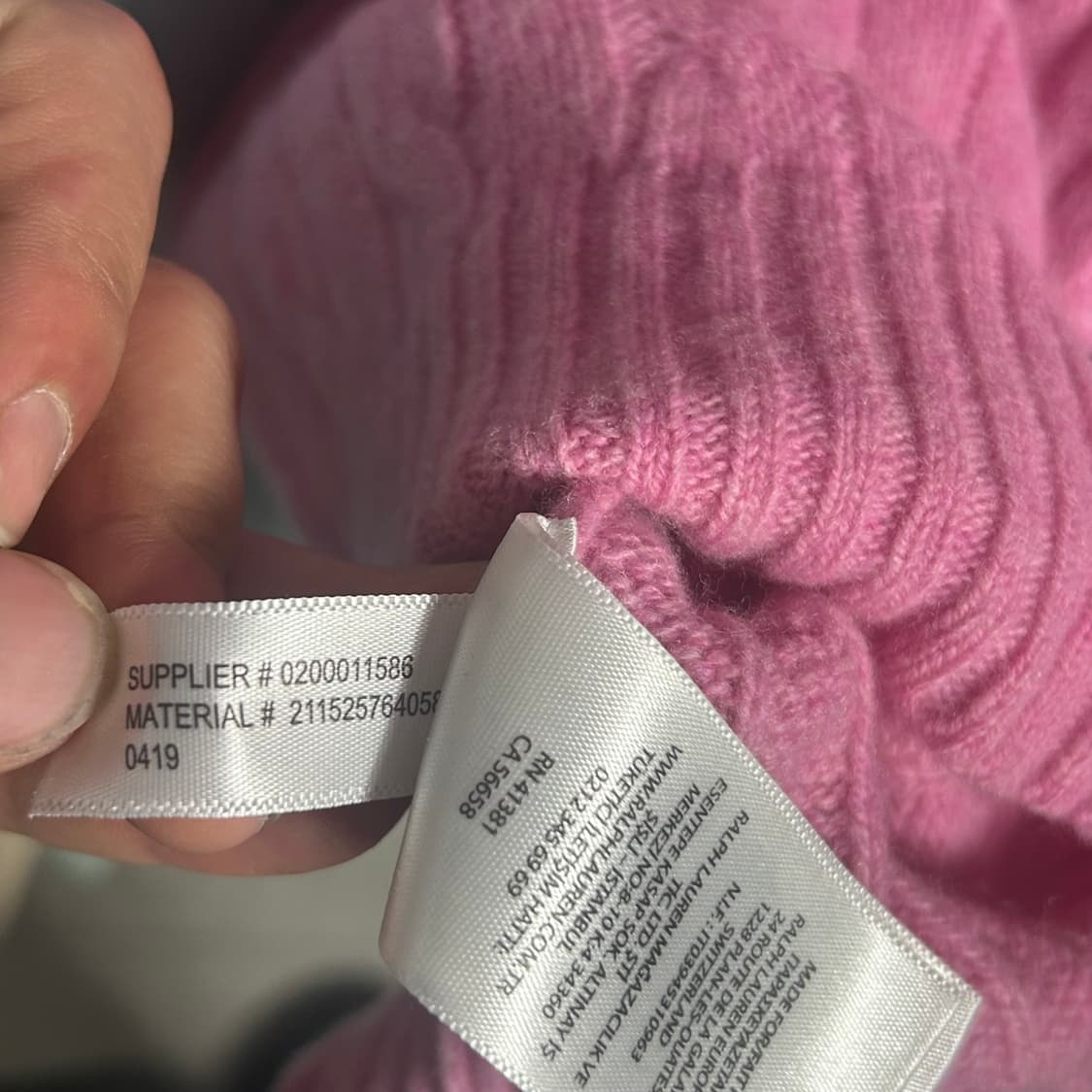 S 폴로랄프로렌 여성용 캐시미어 니트  상품이미지5