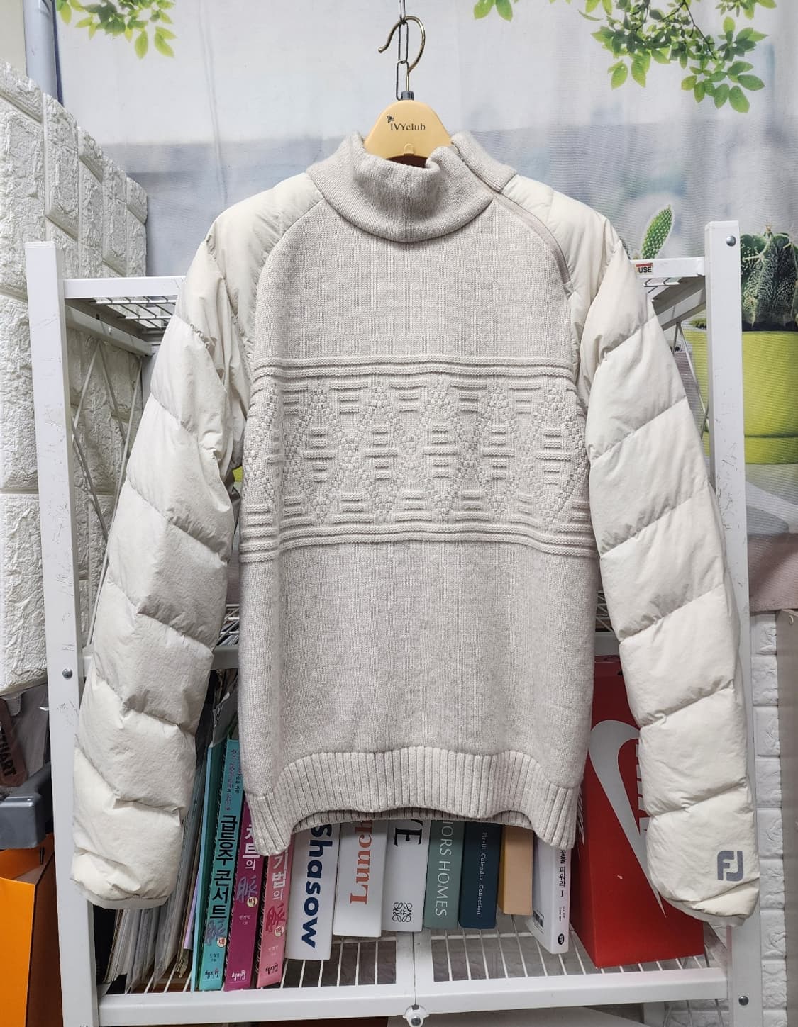 풋조이 골프방풍니트 95 하이브리드 겨울 골프방풍자켓 XD75 상품이미지1