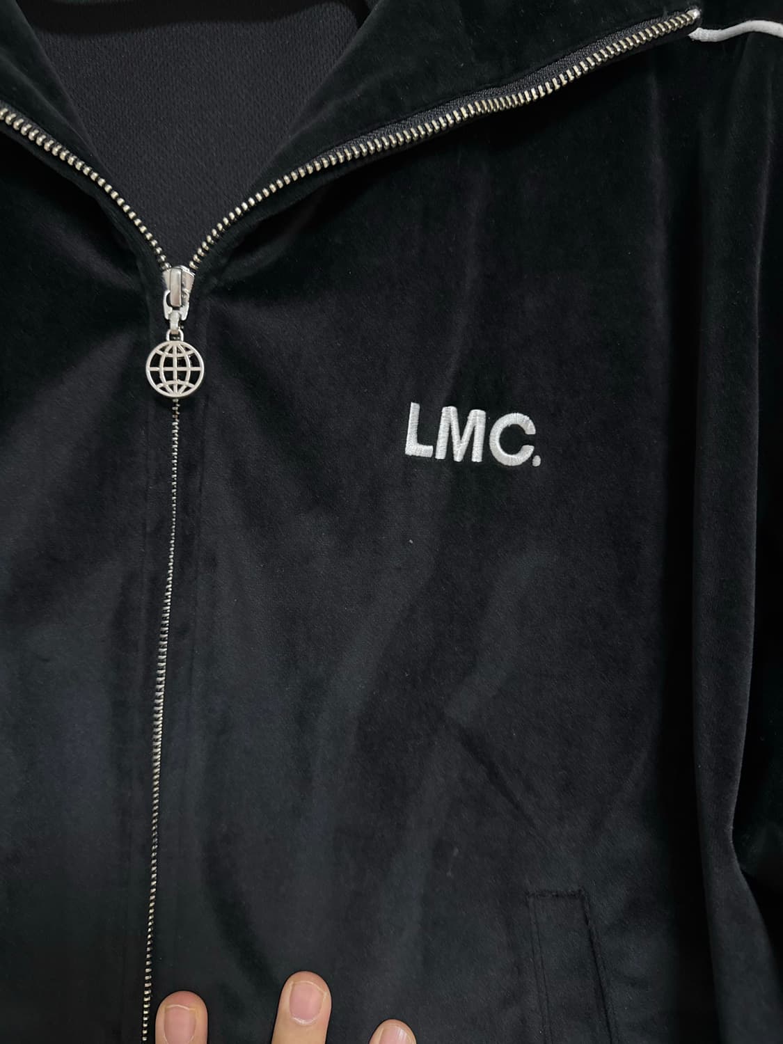 LMC 벨벳 트랙 자켓 블랙 M 상품이미지1
