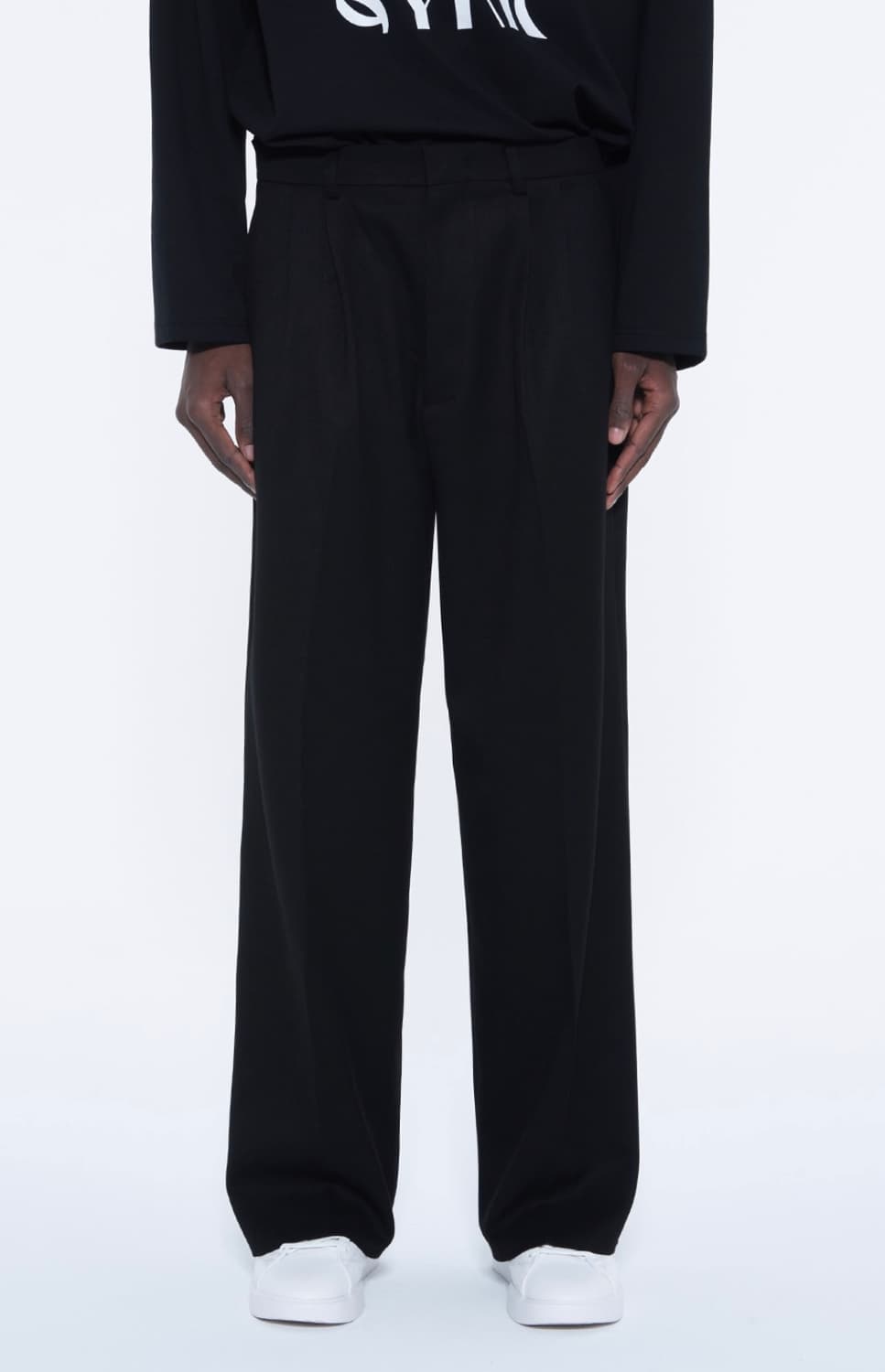 Sync 투턱 리벳 슬랙스 S 상품이미지5