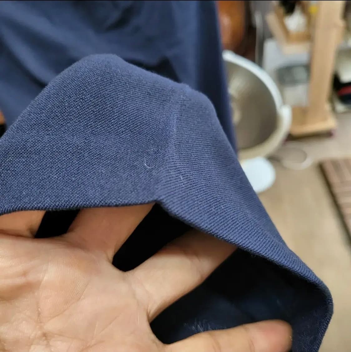 549 ) 새것 스파오 밴딩스판세미슬랙스 네이비s m 44 55 스판짱 상품이미지5