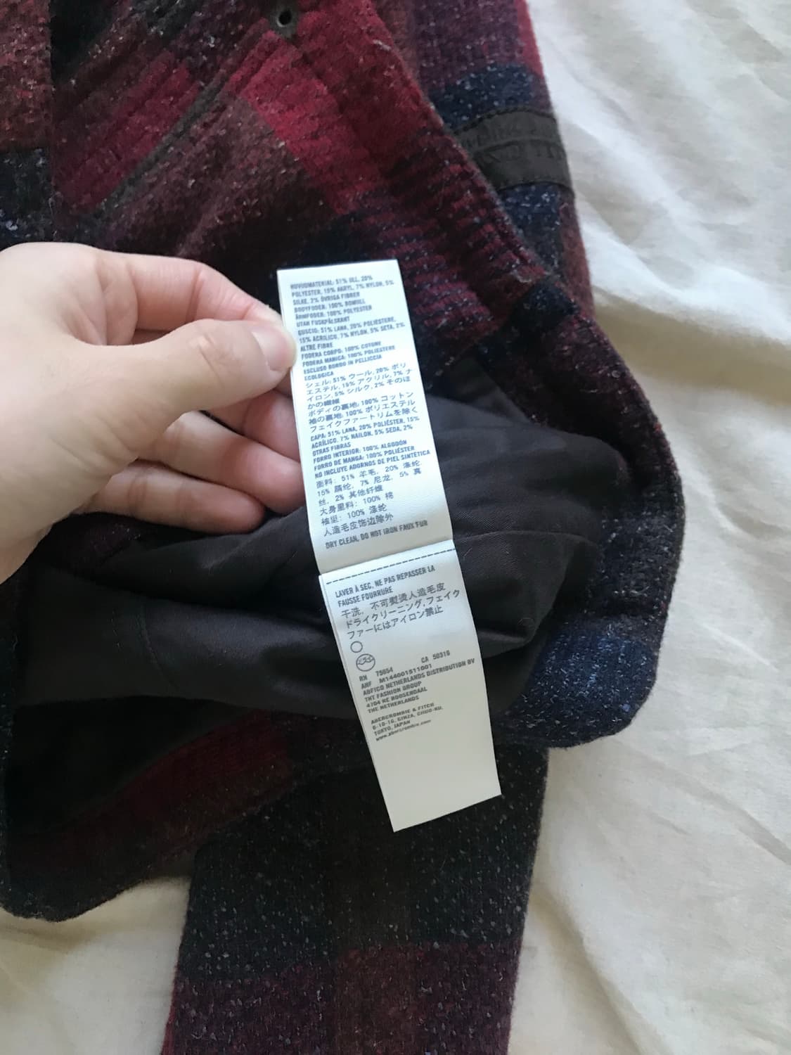 아베크롬비 타단체크 쉐르파 헤비 자켓 상품이미지10