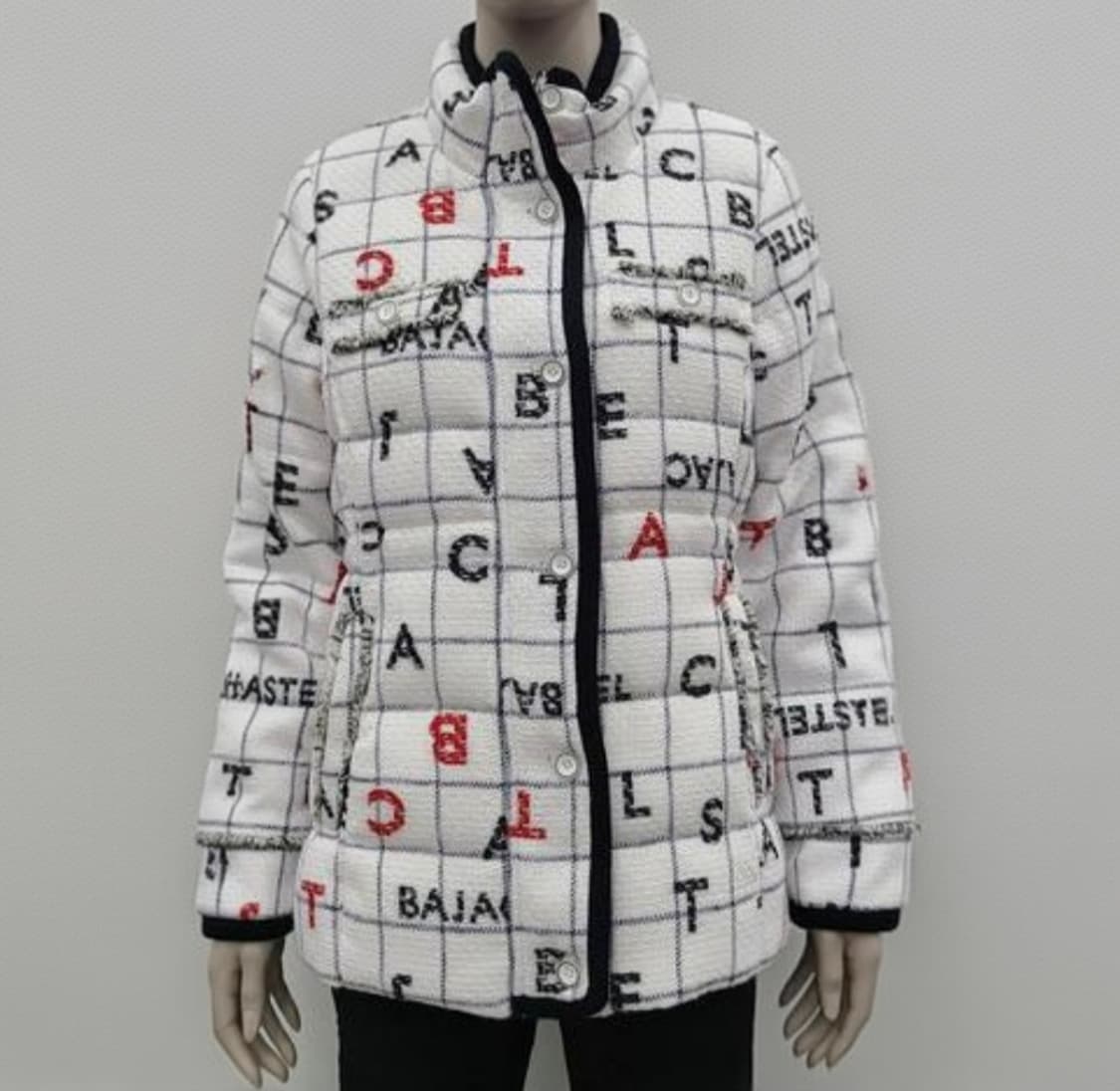 [90]까스텔바작 트위드 구스다운 점퍼 상품이미지2