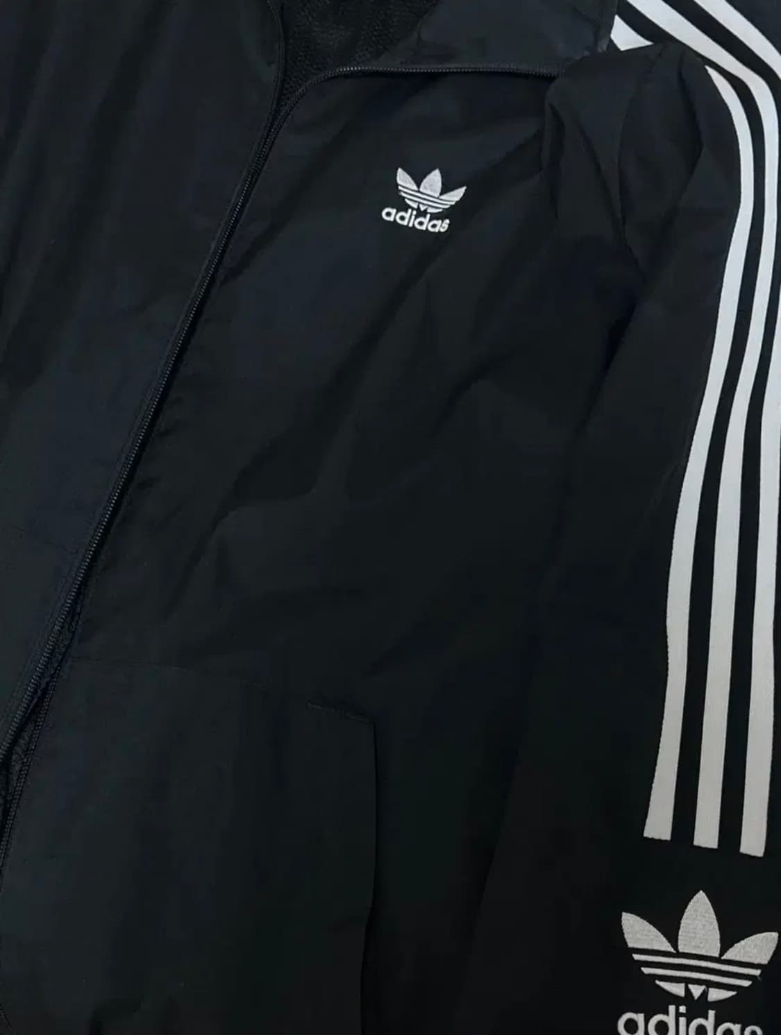 아디다스 윈드브레이커 바람막이 져지 블랙 L 상품이미지1