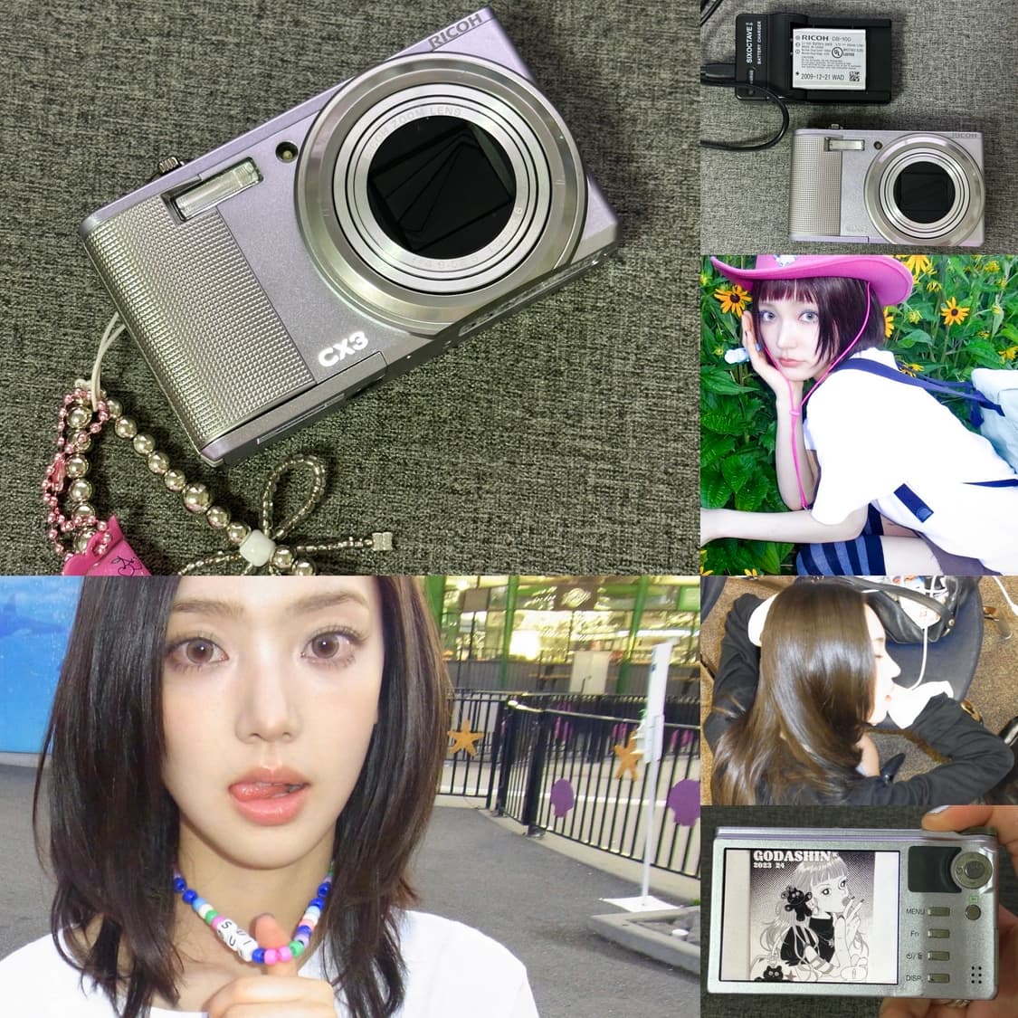 초희귀 키키디카🪽리코 ricoh CX3 라벤더 (컨디션good) 상품이미지1