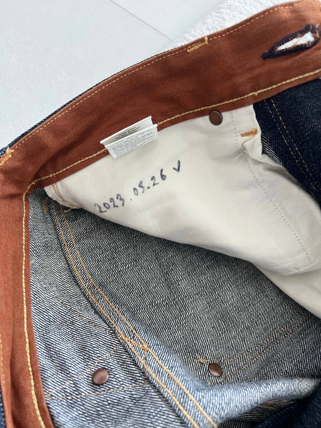 스티븐슨 오버롤 신치백 280 셀비지 데님 상품이미지8