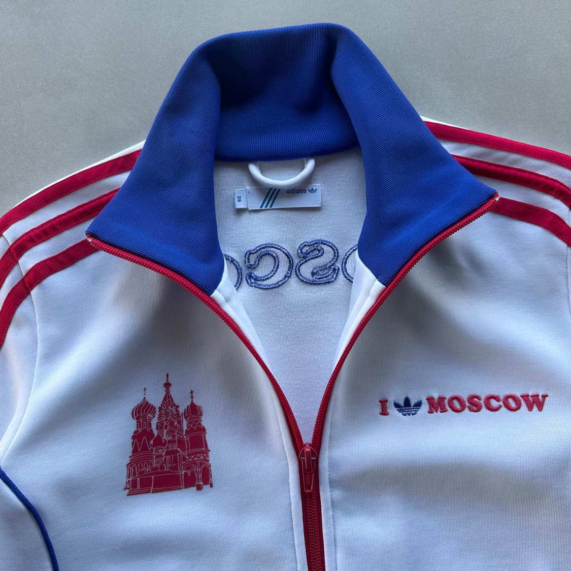 [S]아디다스 파이어버드 모스코바 화이트 트랙탑 져지 상품이미지7