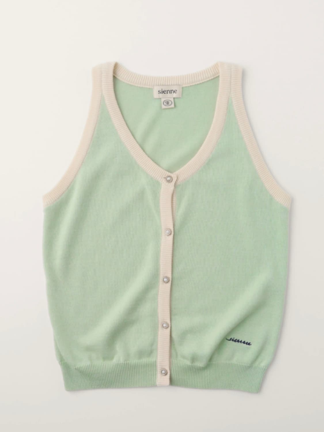 Sienne Pauline Vest (Mint) 상품이미지3