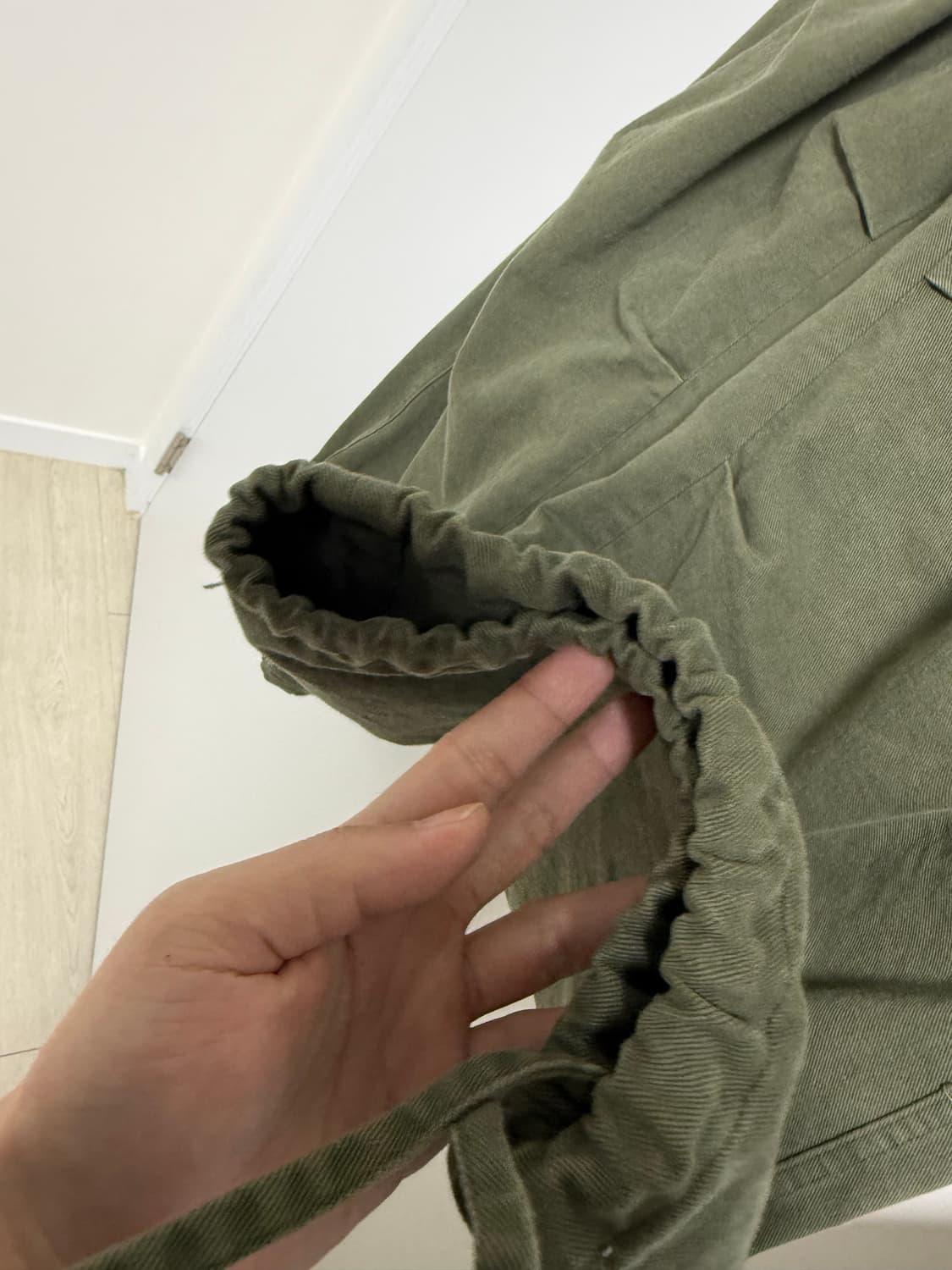 논노드 더블포켓 카고팬츠 카키 (2) 상품이미지4