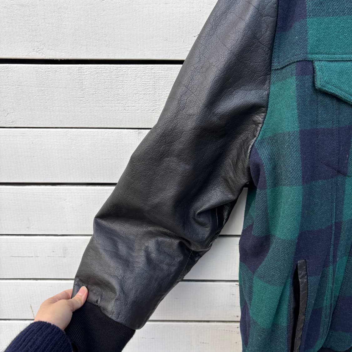 Levi’s  x Justin Timberlake 리바이스 울 레더 자켓 상품이미지5