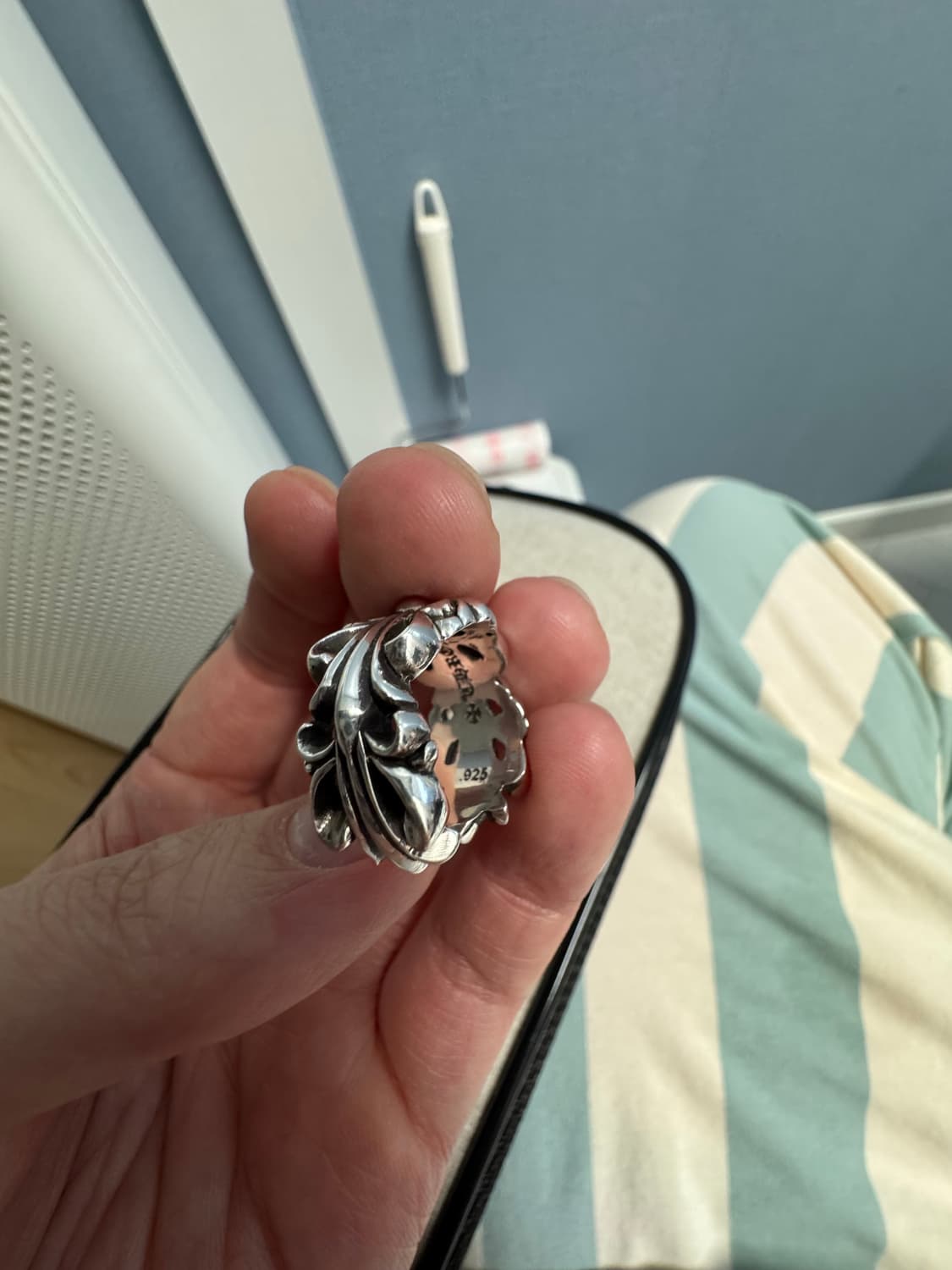 [us5.5]크롬하츠 더블플로랄링 상품이미지5