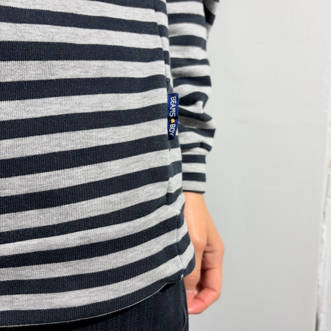 BEAMS BOY 빔즈 보이 스트라이프 티셔츠 맨투맨 상품이미지5