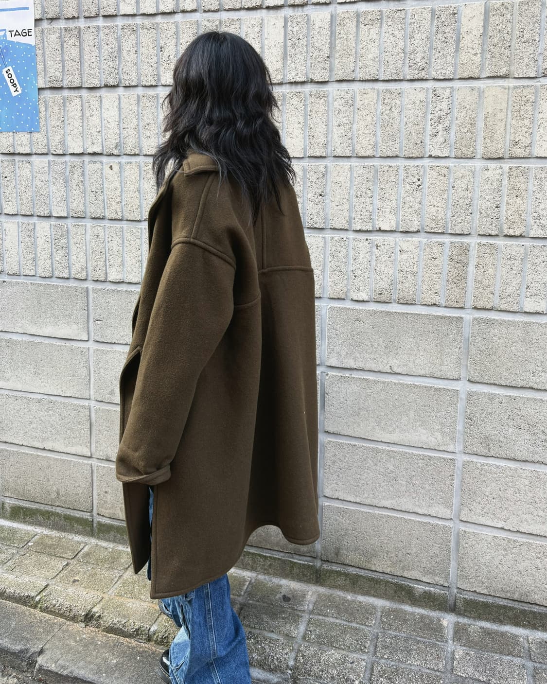 셀린느 피비 파블로 시즌 아카이브 사이드 디테일 오픈 코트 상품이미지4