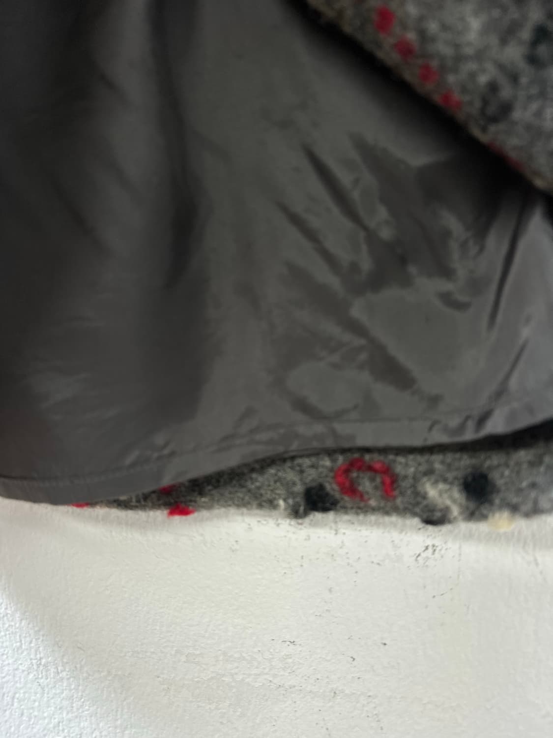 일본빈티지 울 자카드 패턴 스커트  상품이미지5