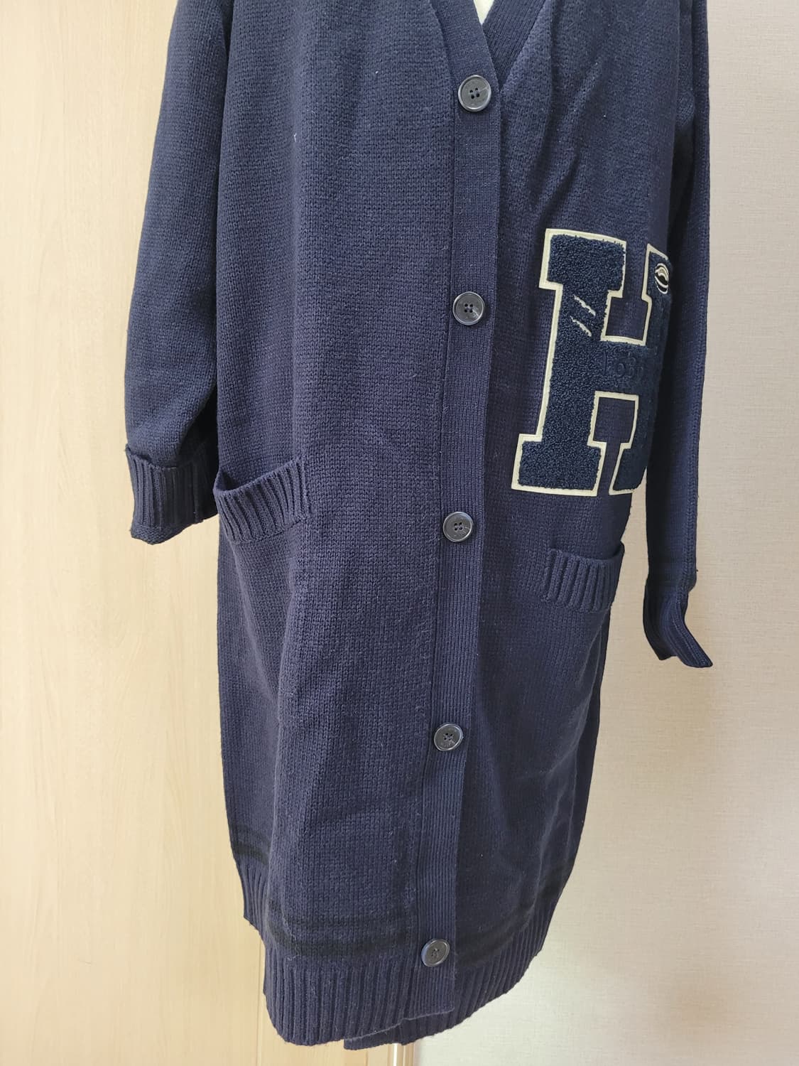 TMRW 남자 니트 롱 가디건 120 네이비 상품이미지3