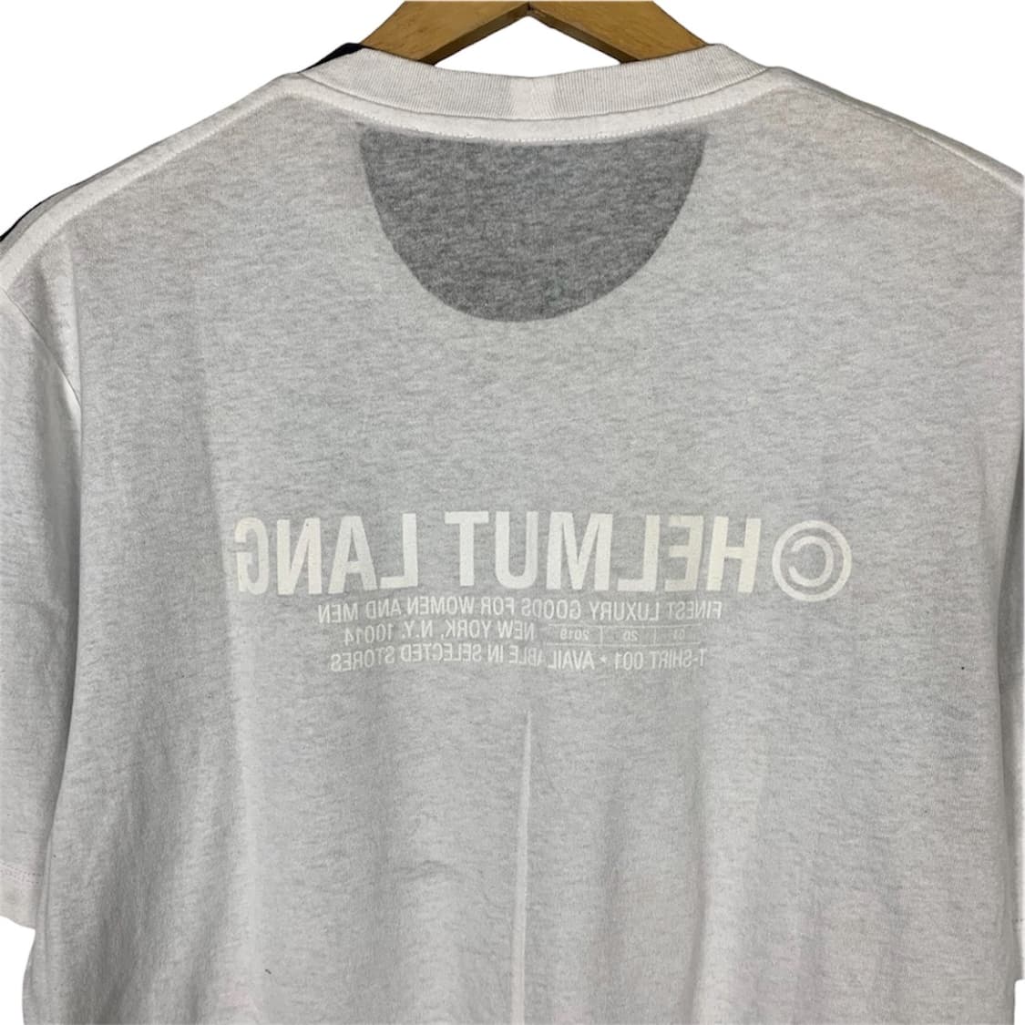 헬무트랭 로고 스프레이 페인트 티셔츠 (M) 상품이미지4