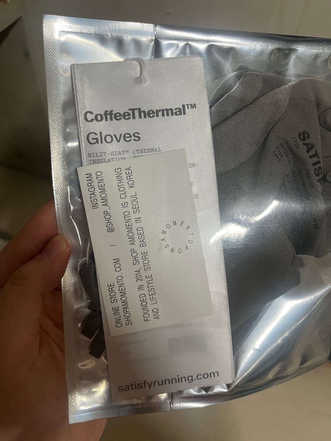 s/m) 새티스파이 저스티스 방한 장갑 상품이미지4