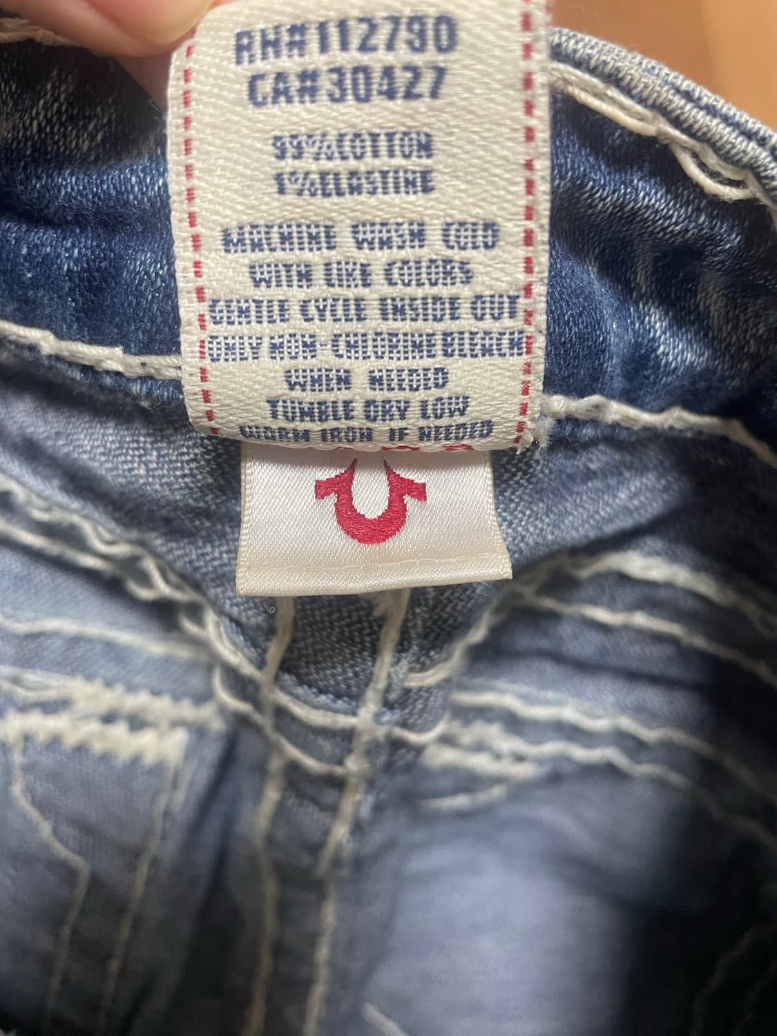 트루릴리전 부츠컷 데님팬츠 상품이미지5