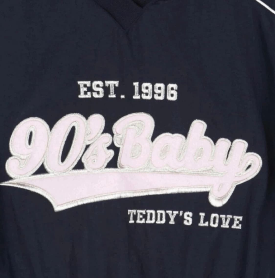 테디스러브 맨투맨(navy) 상품이미지2