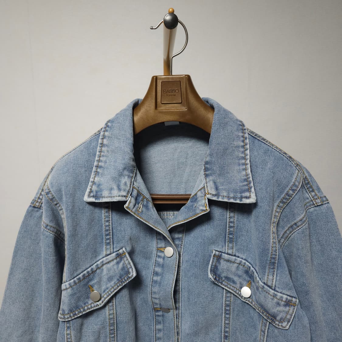 100-105 ) 빈티지 청자켓 데님 자켓 상품이미지2