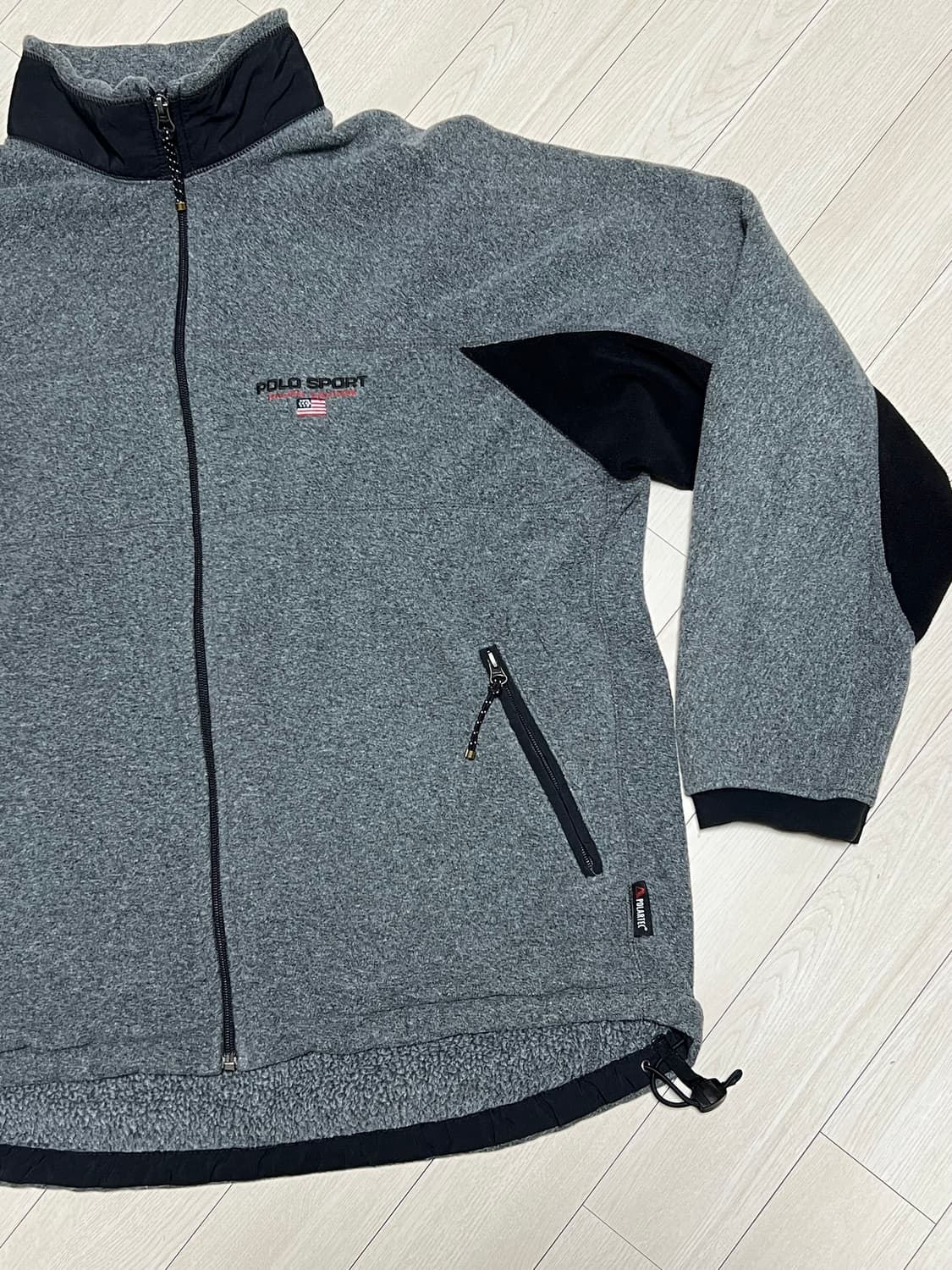 90s폴로스포츠빅로고폴라텍후리스점퍼 XL 상품이미지3