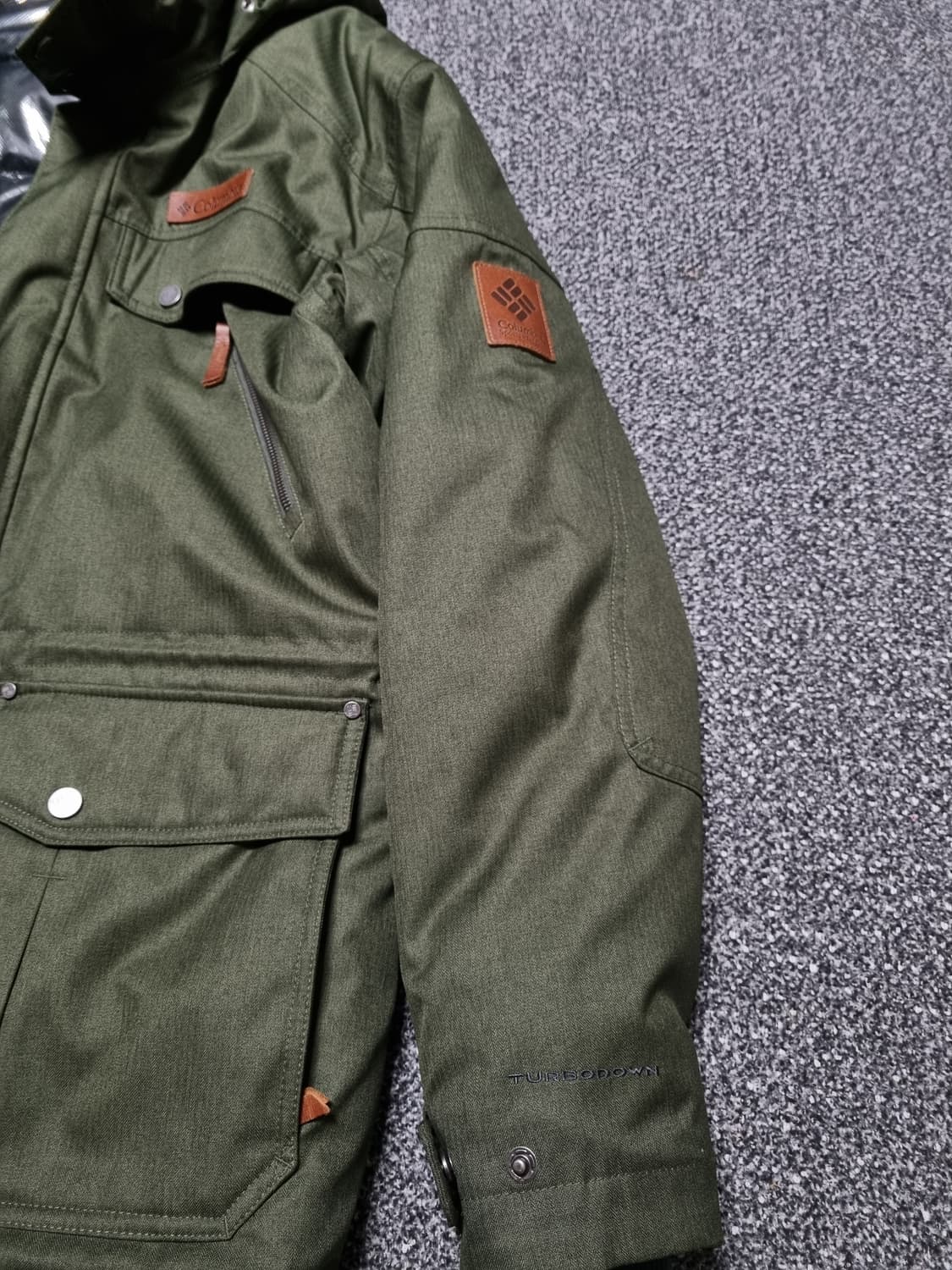 콜롬비아 남성 하프패딩 상품이미지5