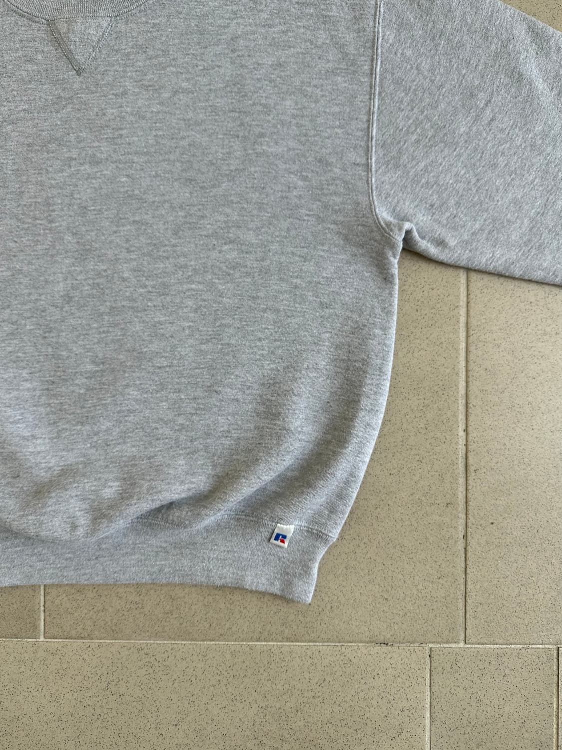 90s 빈티지 러셀 스웻셔츠 그레이 L USA 상품이미지3