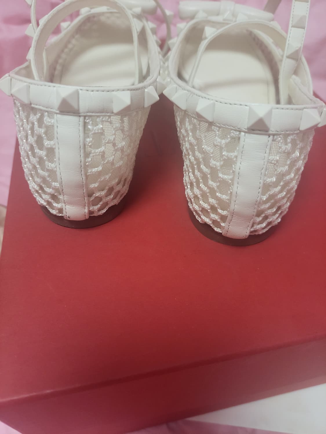 정품)급처5번정도신음!발렌티노 차정원 리본발레리나메리제인플랫슈즈 인보이스 상품이미지7