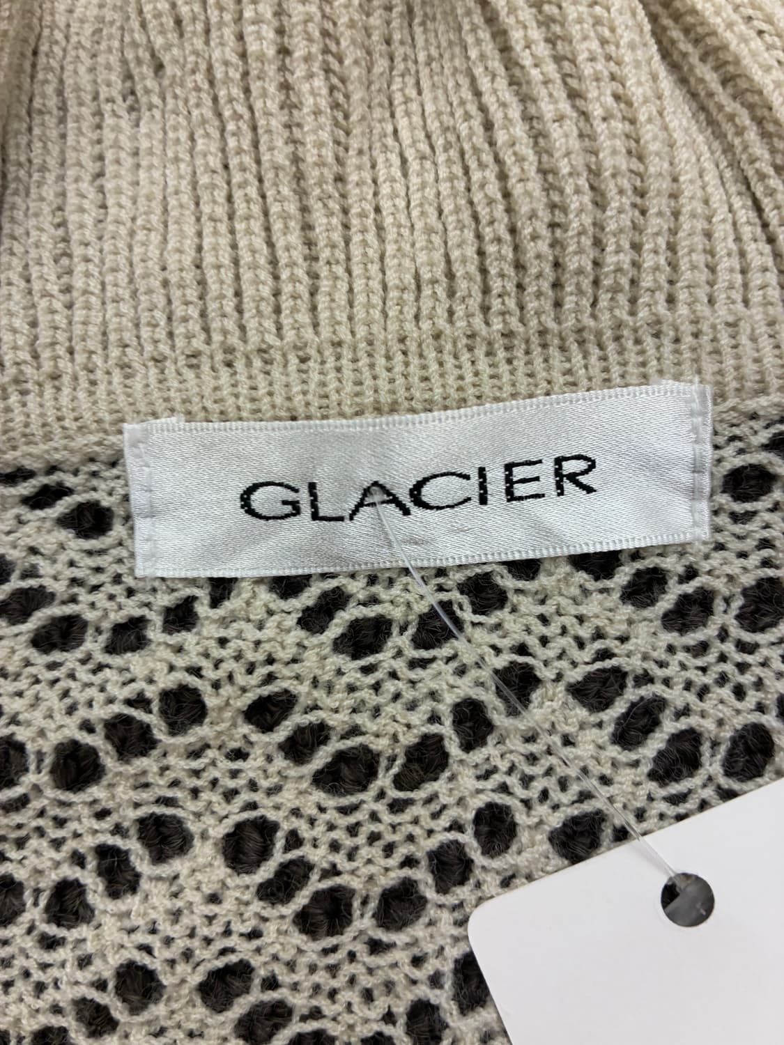 M)Glacier 빈티지 여성 프릴 펀칭 가디건 상품이미지5