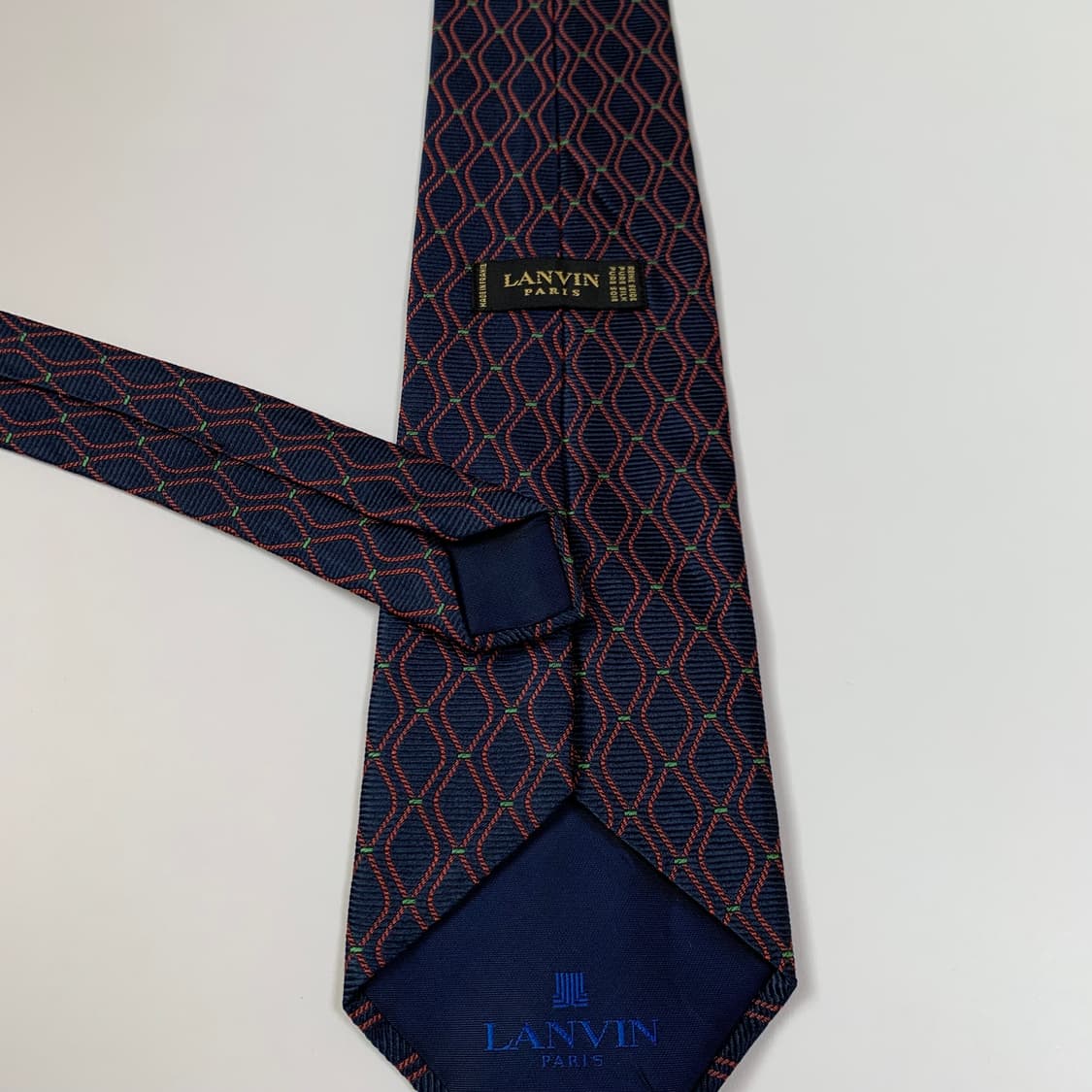 랑방(LANVIN) 클래식 정장 명품넥타이 최상급 A+등급 9.3cm 상품이미지7