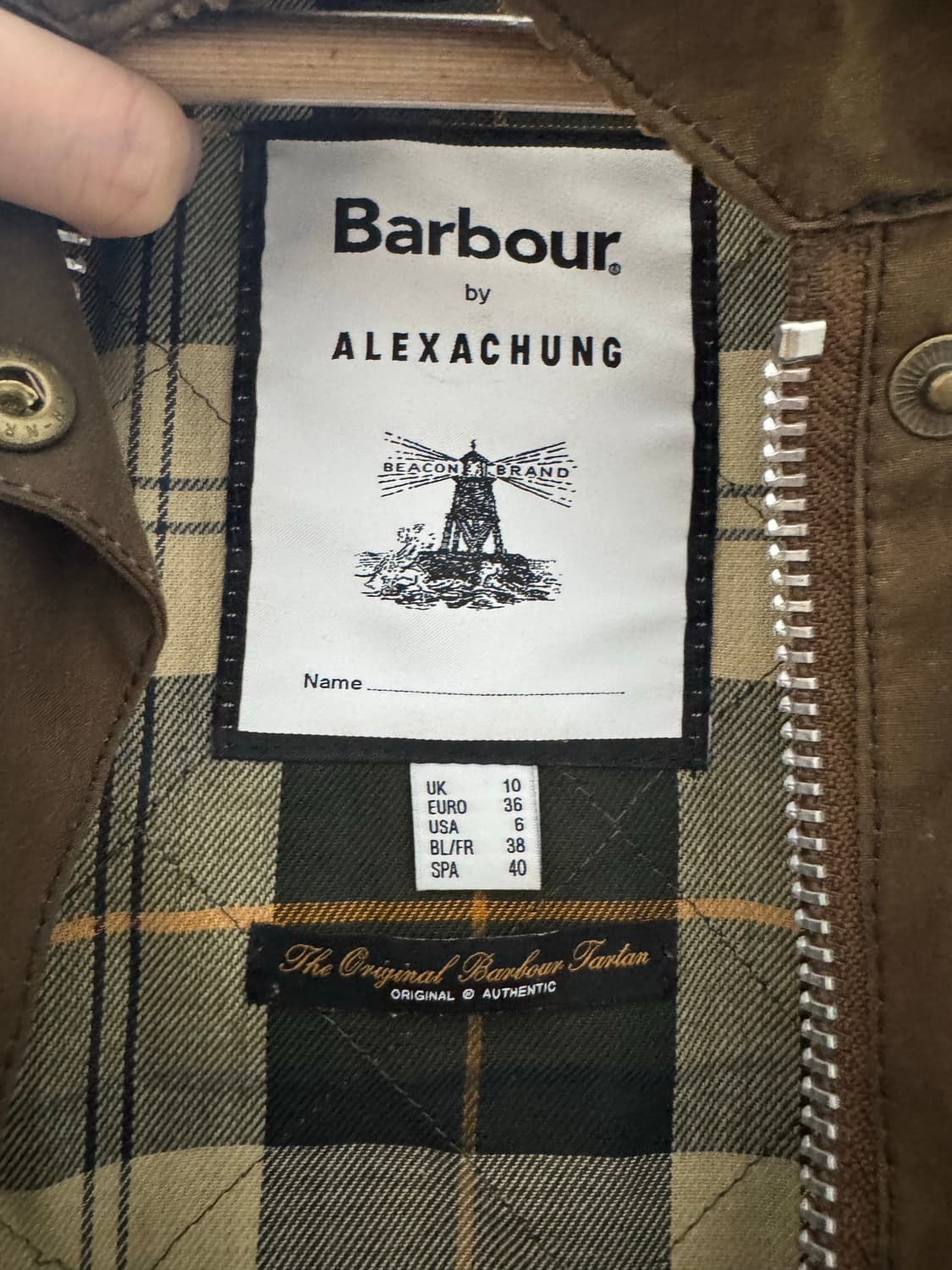 Barbour × Alexa Chung 한정판 오일드 자켓 상품이미지5