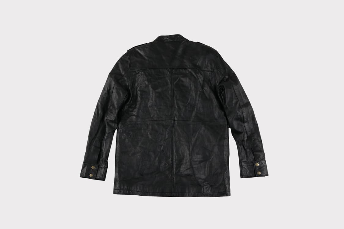 [L] 90's 리얼레더 양가죽 바이커 자켓 상품이미지7