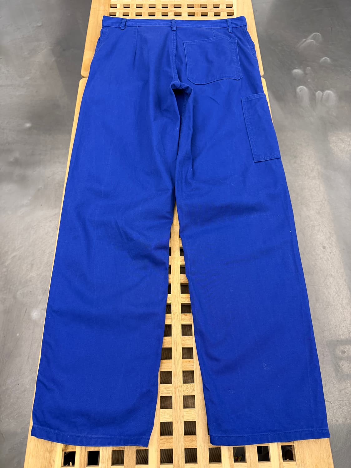 OLD VINTAGE WASHED BLUE FRENCH 프렌치워크팬츠 상품이미지2
