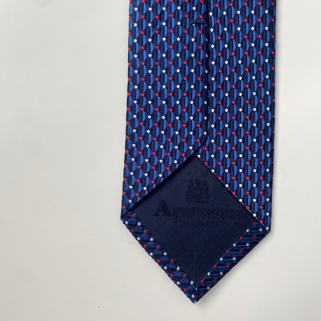 아쿠아스큐텀 정품 명품 넥타이 7.7cm 상품이미지7