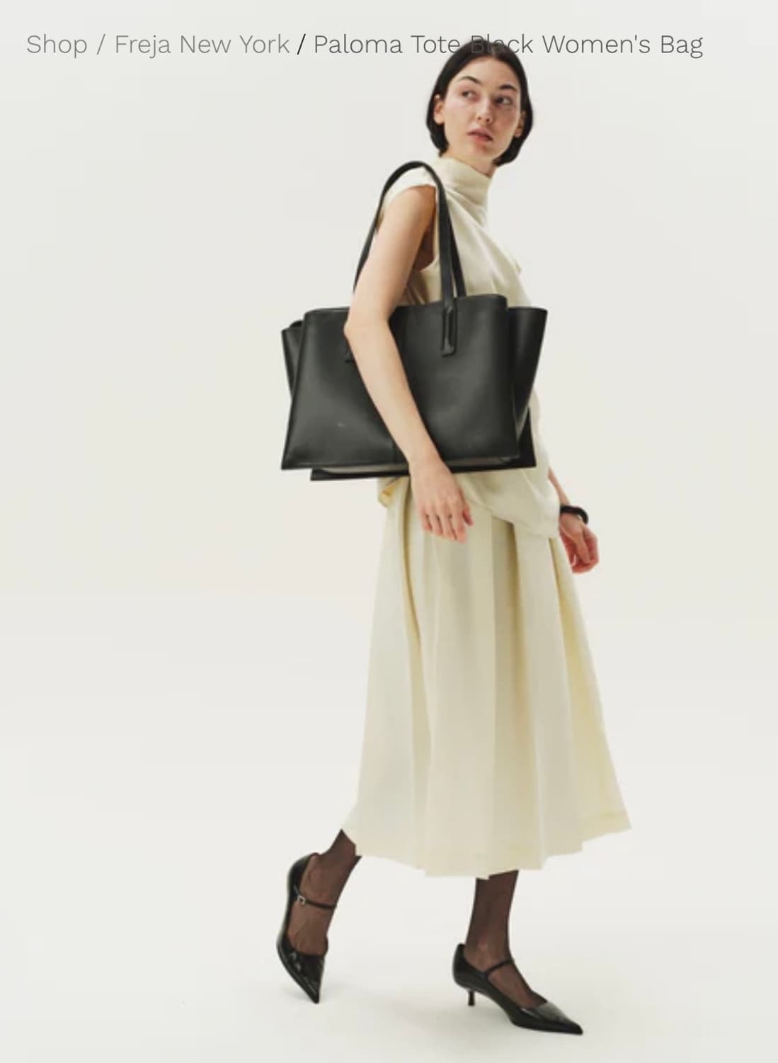 FREJA NEW YORK-Paloma Tote Black 상품이미지4