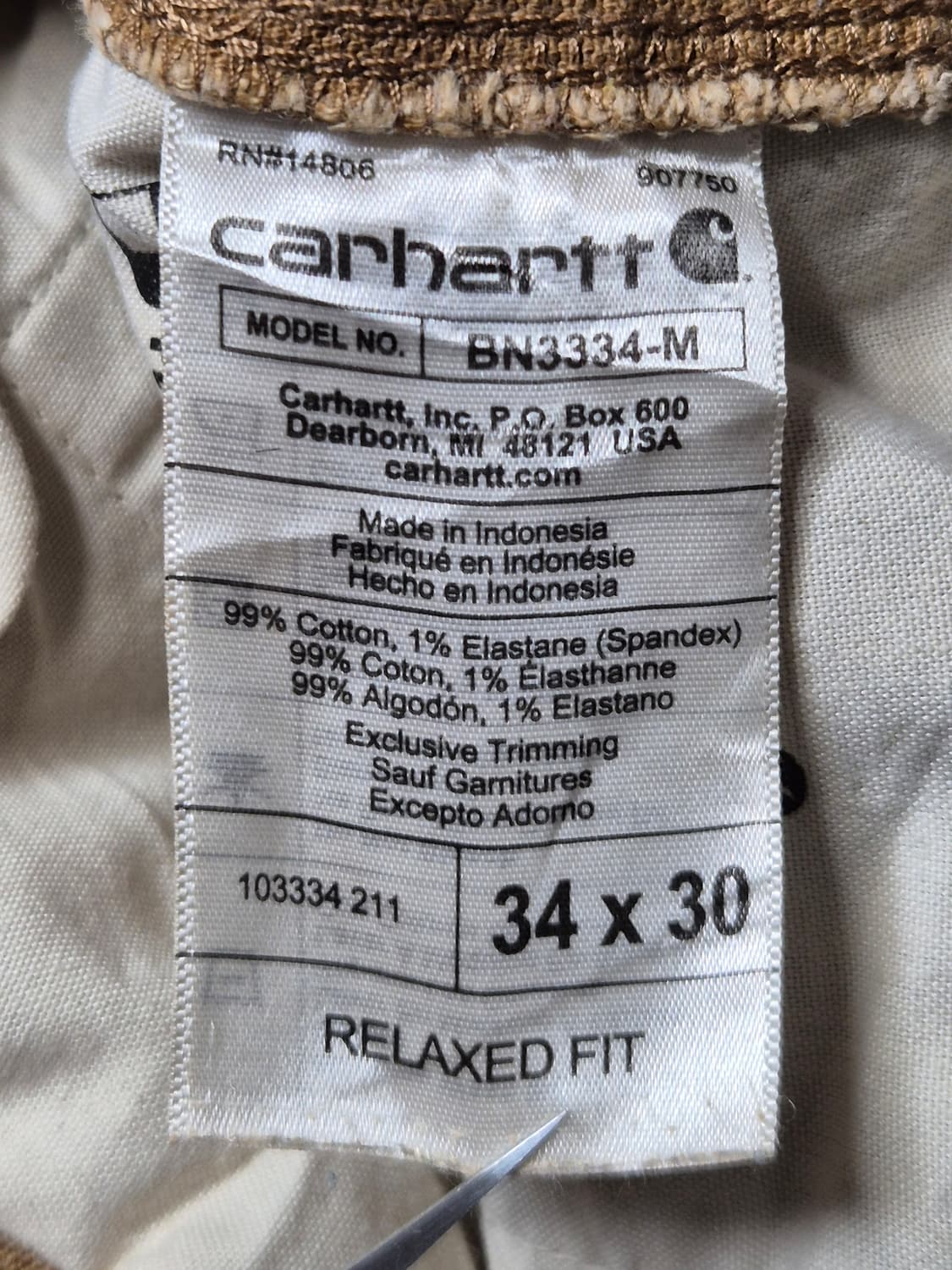 [34]칼하트 더블니 -276 상품이미지4