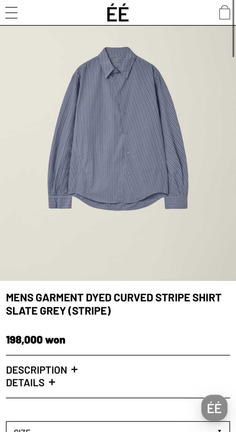 누마레ee mens 스트라이프 셔츠 m 상품이미지1