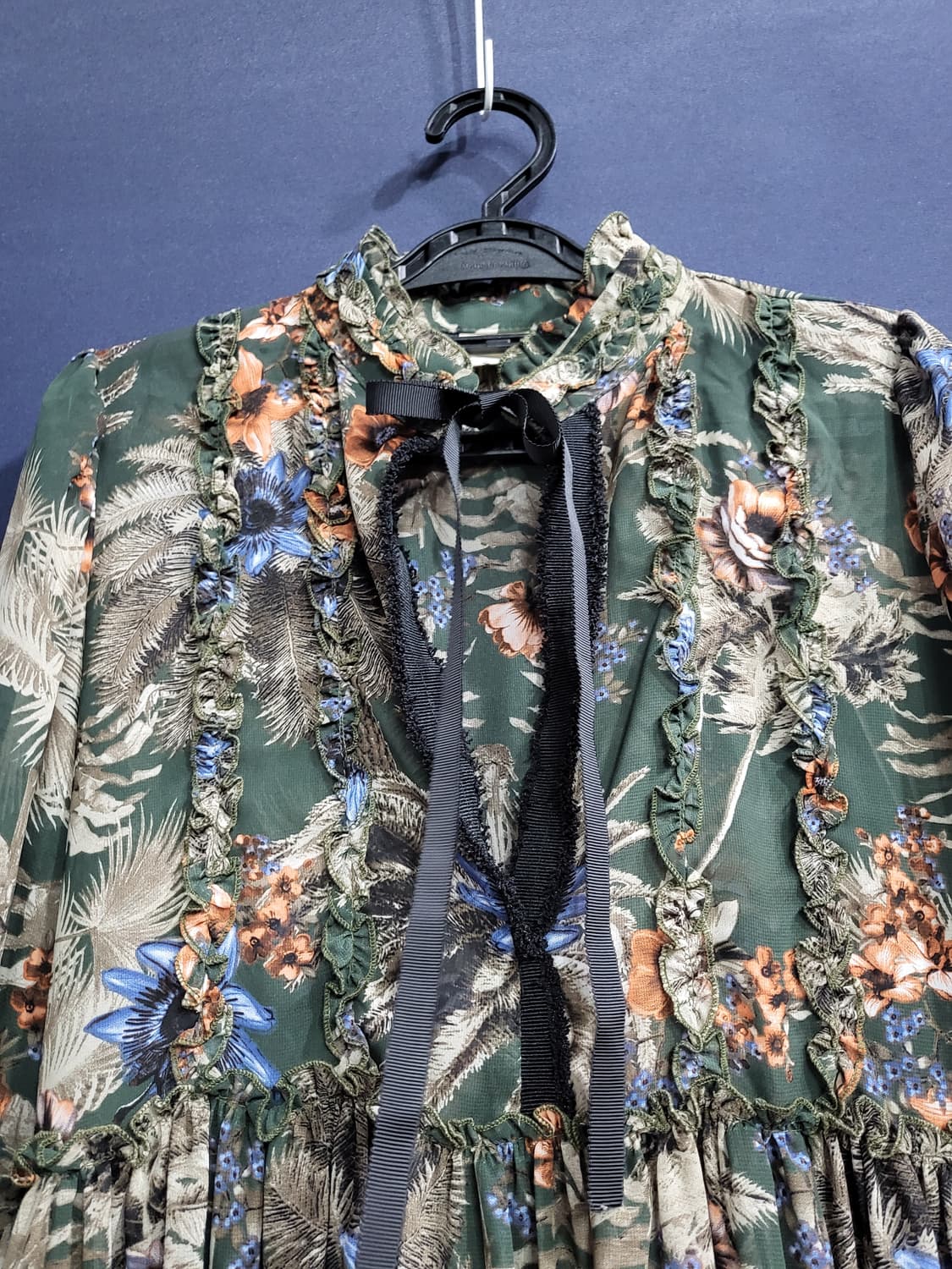 플라워 쉬폰 시스루 상품이미지3