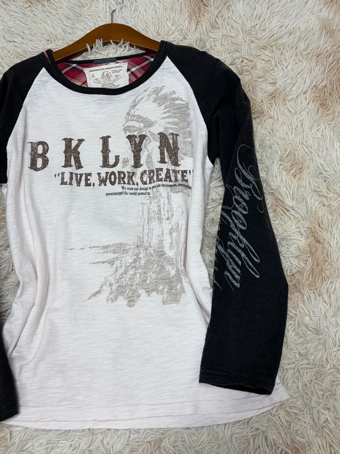 00s 와투케 펑크 y2k 레터링 롱슬리브  상품이미지2