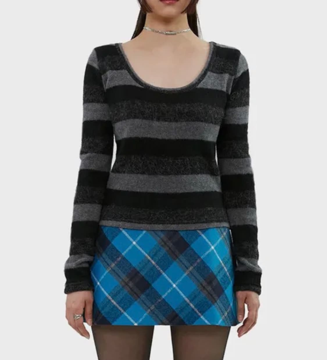 CURETTY c stripe basic t-shirt 상품이미지1