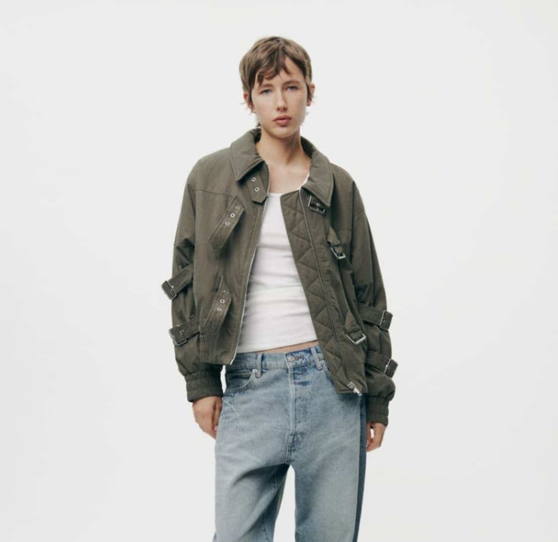 자라 탭 봄버자켓 구해요 상품이미지2