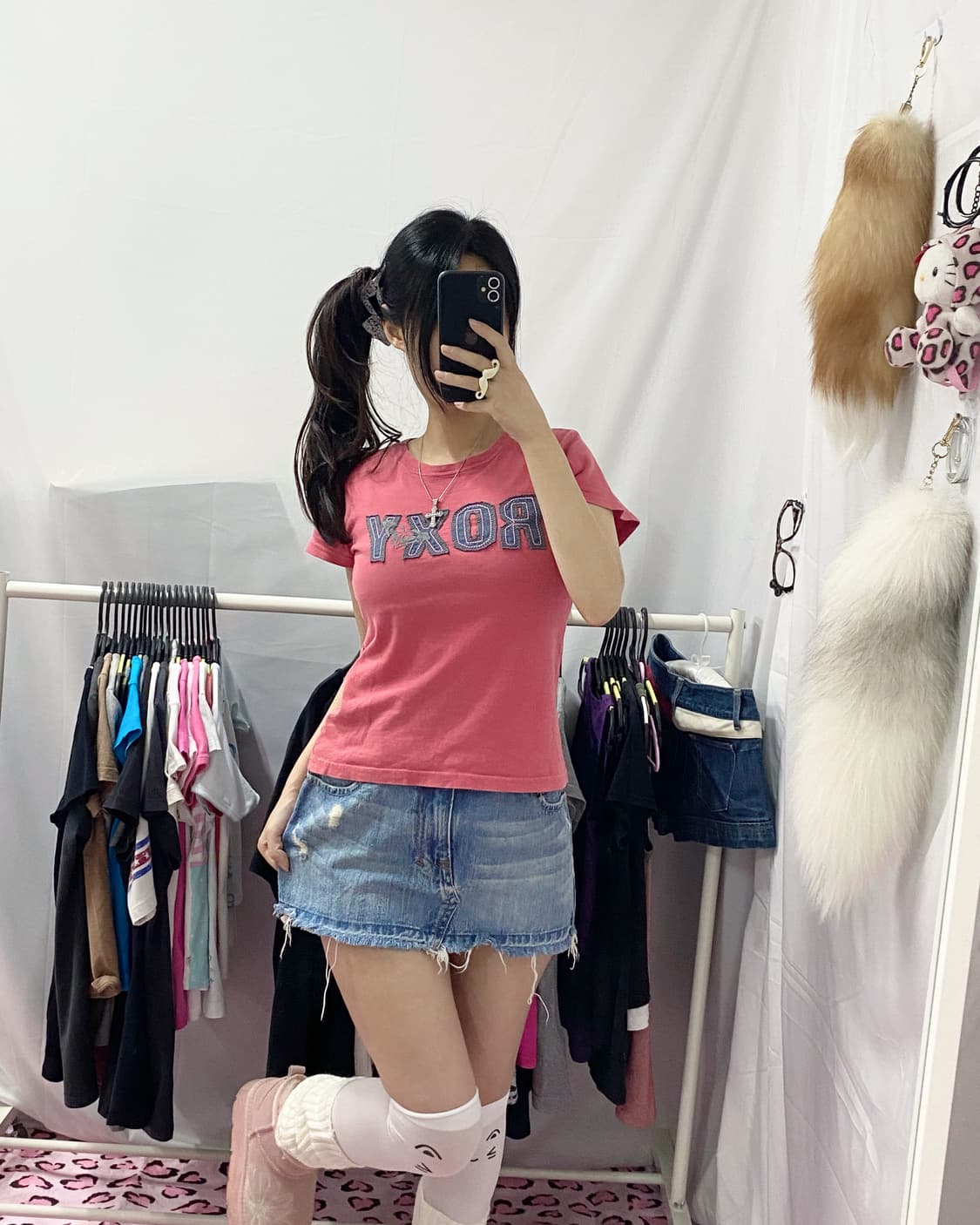 [HOLLISTER] 홀리스터 y2k 데님 미니 스커트 상품이미지2