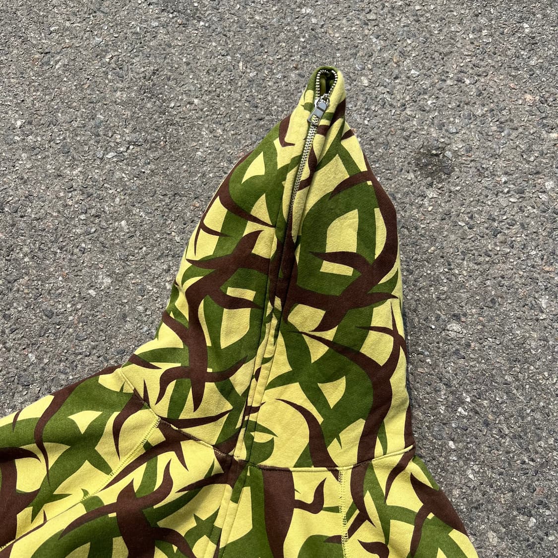 트라이벌 카모 후드 집업 상품이미지5