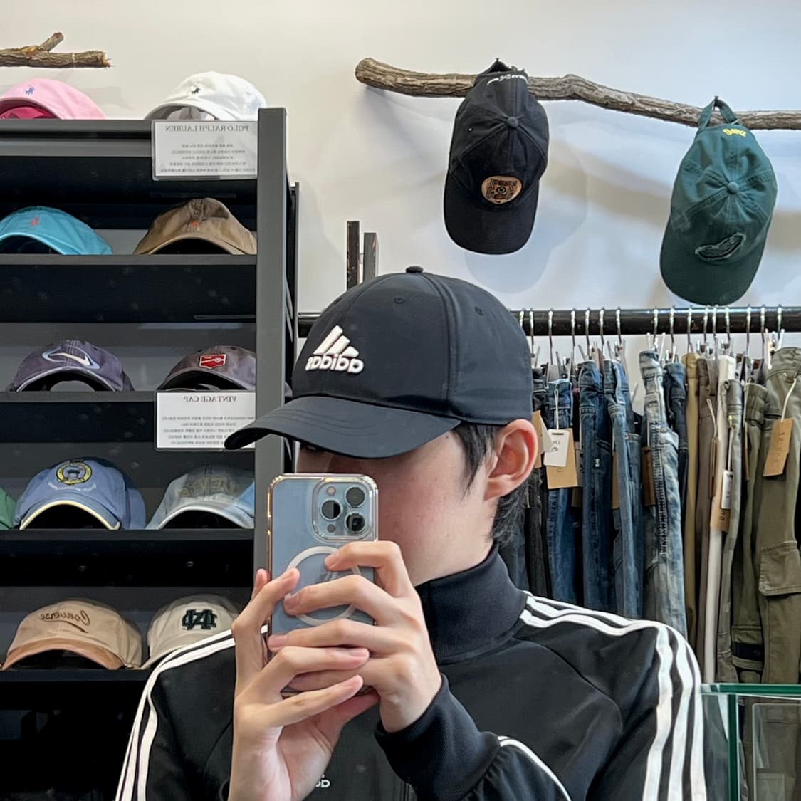 [OS/정품] 아디다스블랙 남여공용 볼캡모자
 상품이미지1