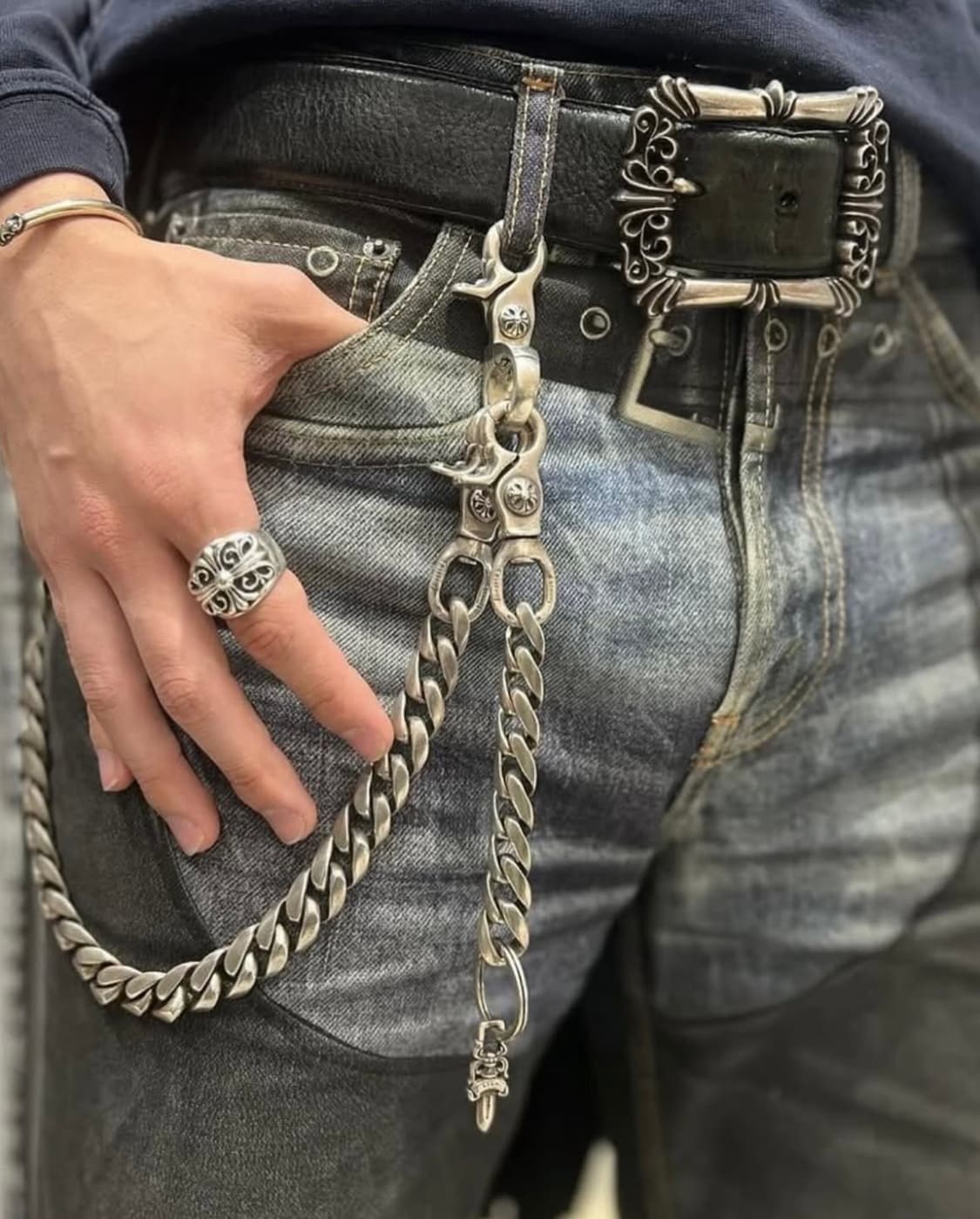 크롬하츠 OTJ 필리그리 벨트 36 상품이미지1