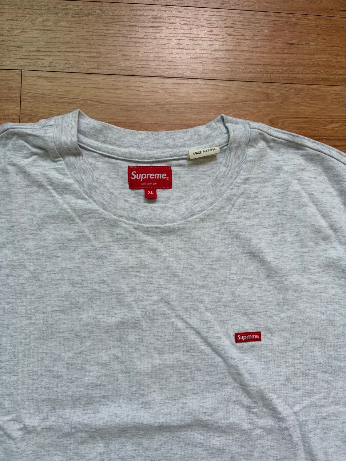 [XL] 슈프림 스몰 박스 티셔츠 애쉬 그레이 상품이미지2