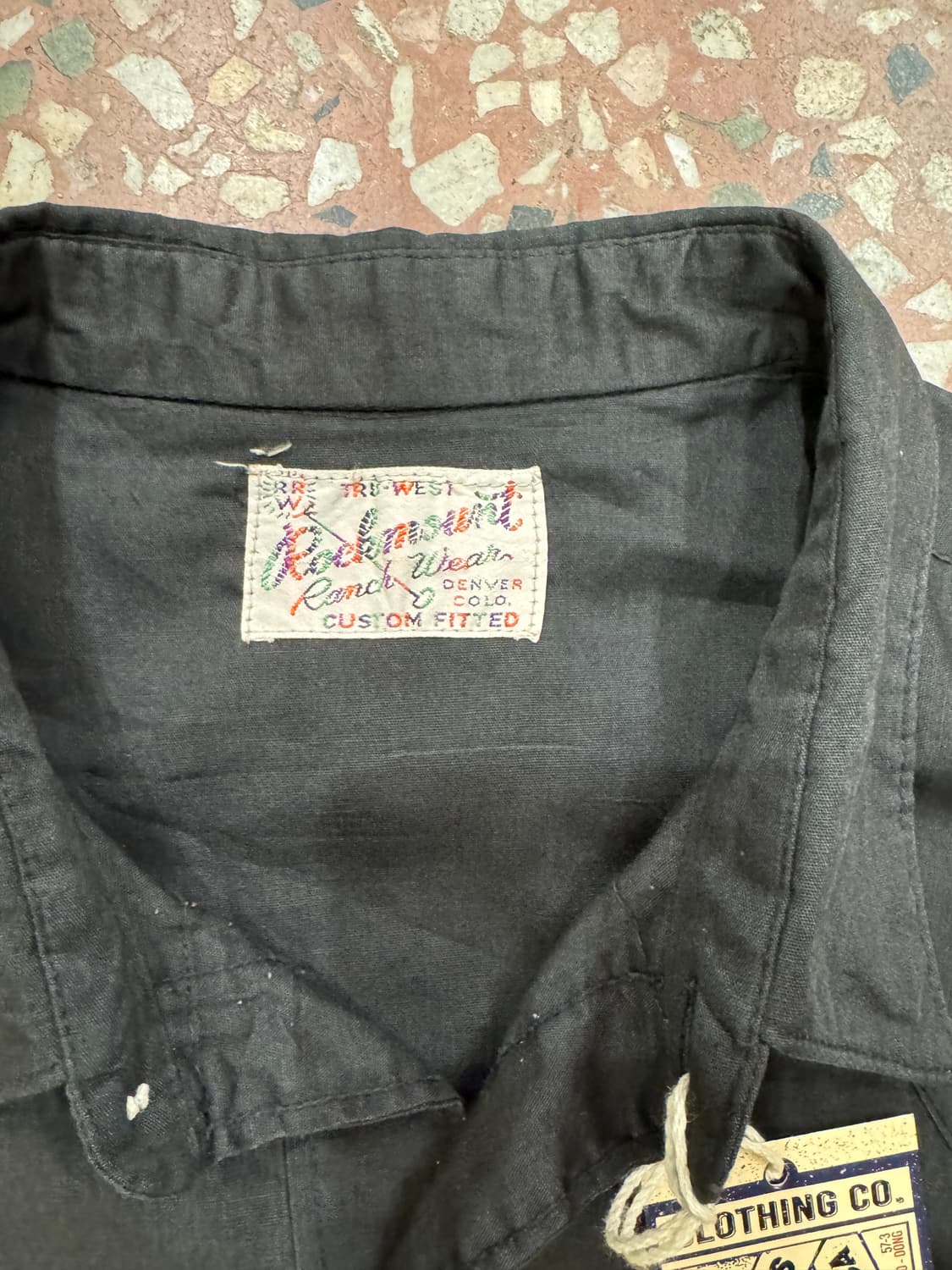 60s 락마운트 웨스턴셔츠 블랙 (40) 상품이미지4