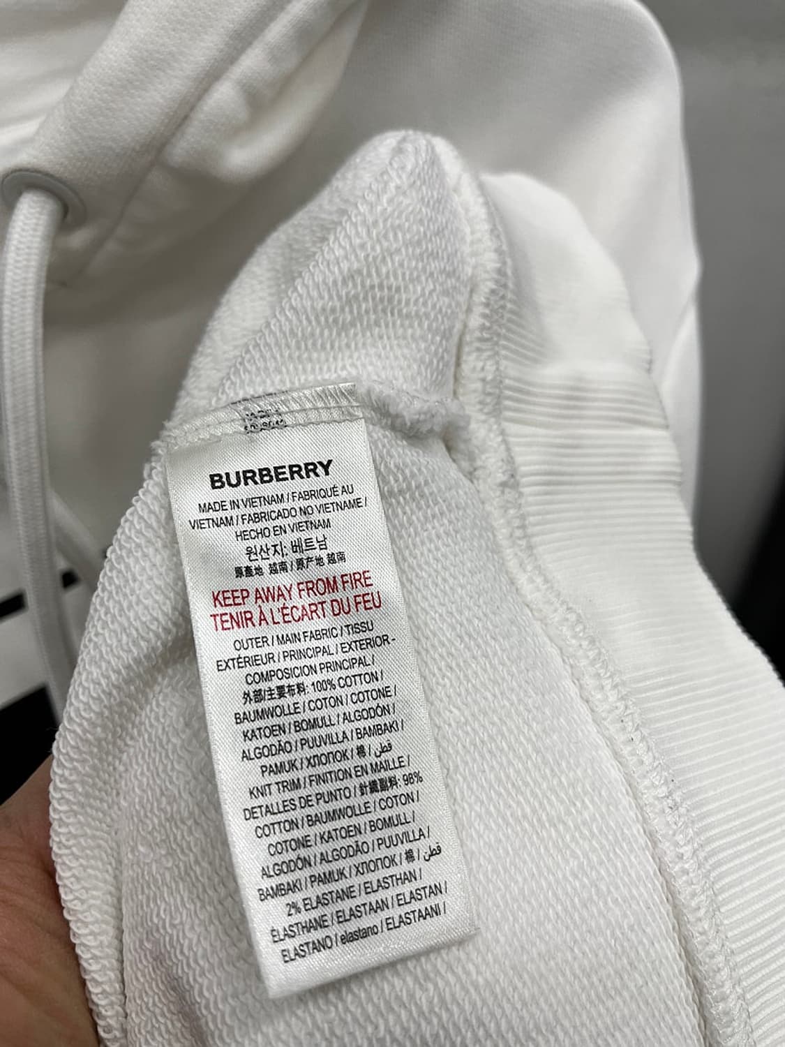 여) 버버리 신형 후드티 상품이미지8