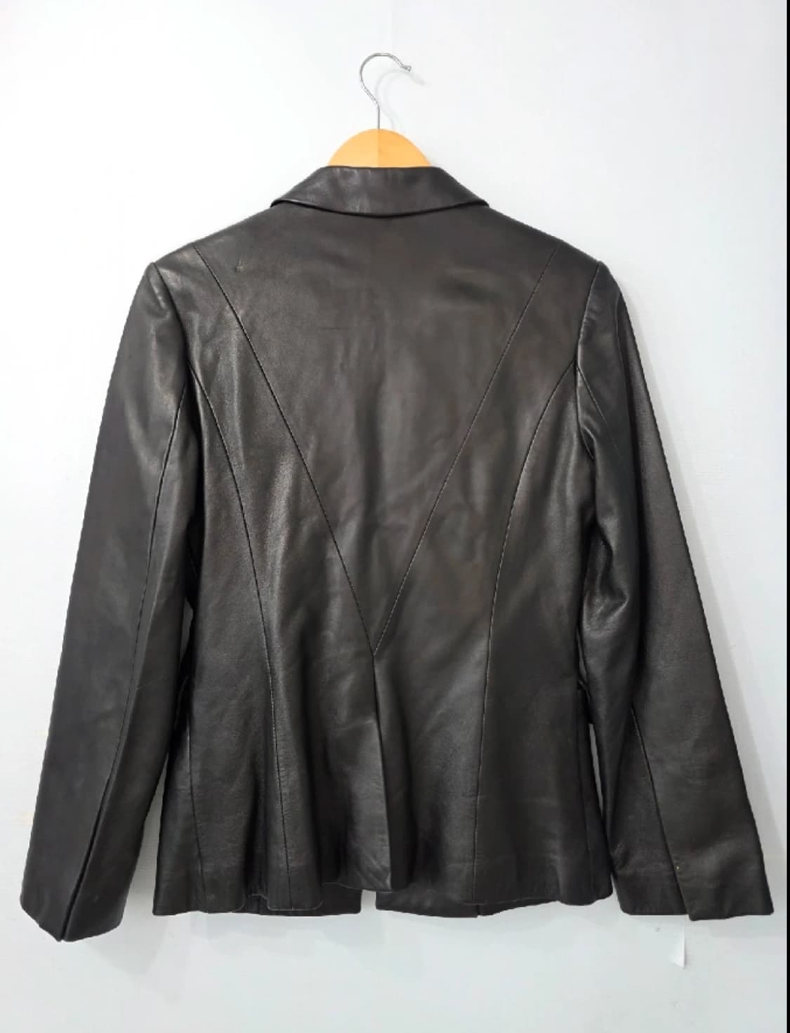 DKNY 블랙 가죽 자켓 ~55 상품이미지6